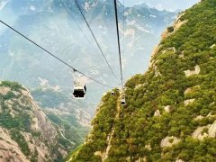 华山景区西峰索道 11 月 17 日起检修停运...